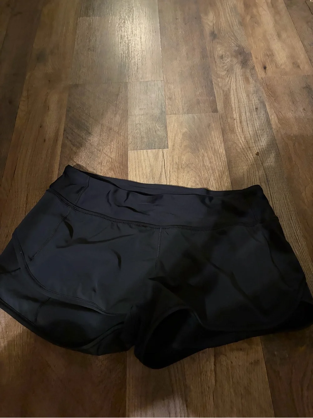 lululemon athletica Black Athletic Performance Shorts